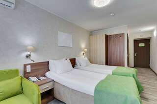 Гостиница Полюстрово Санкт-Петербург Комфорт с одной кроватью или 2 раздельными-5